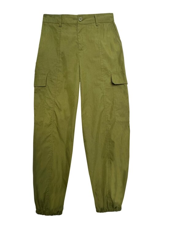 Future Collective Pants - FUTURE COLLECTIVE HIGH RISE CARGO PANT GREEN STREETWEAR FESTIVAL FIERCE CHIC XS